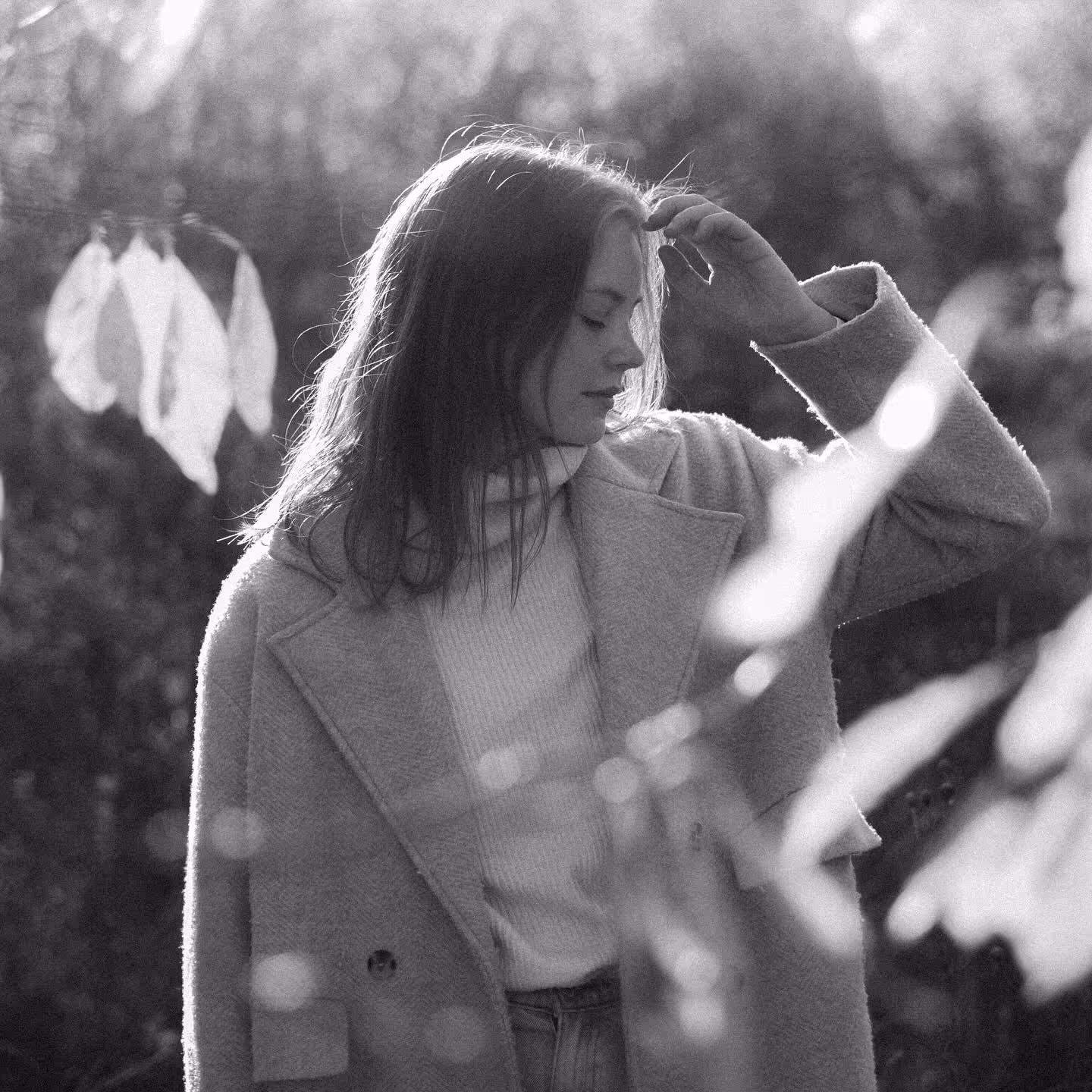 Black and white photo of Kaidi by Martin Nikolajev